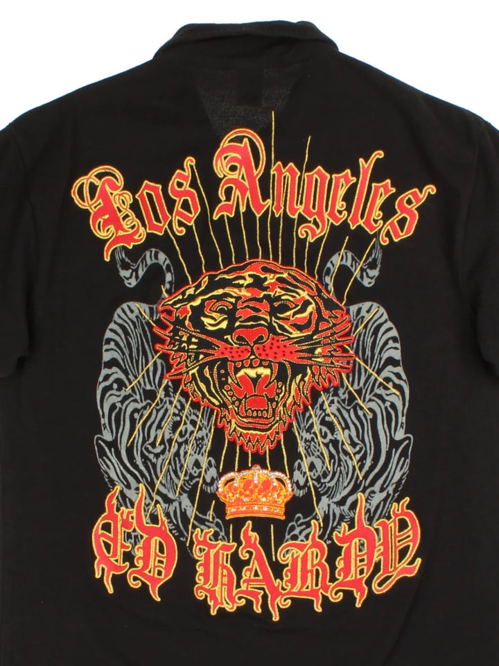 Ed Hardy Los Angeles Polo Shirt (Size M)