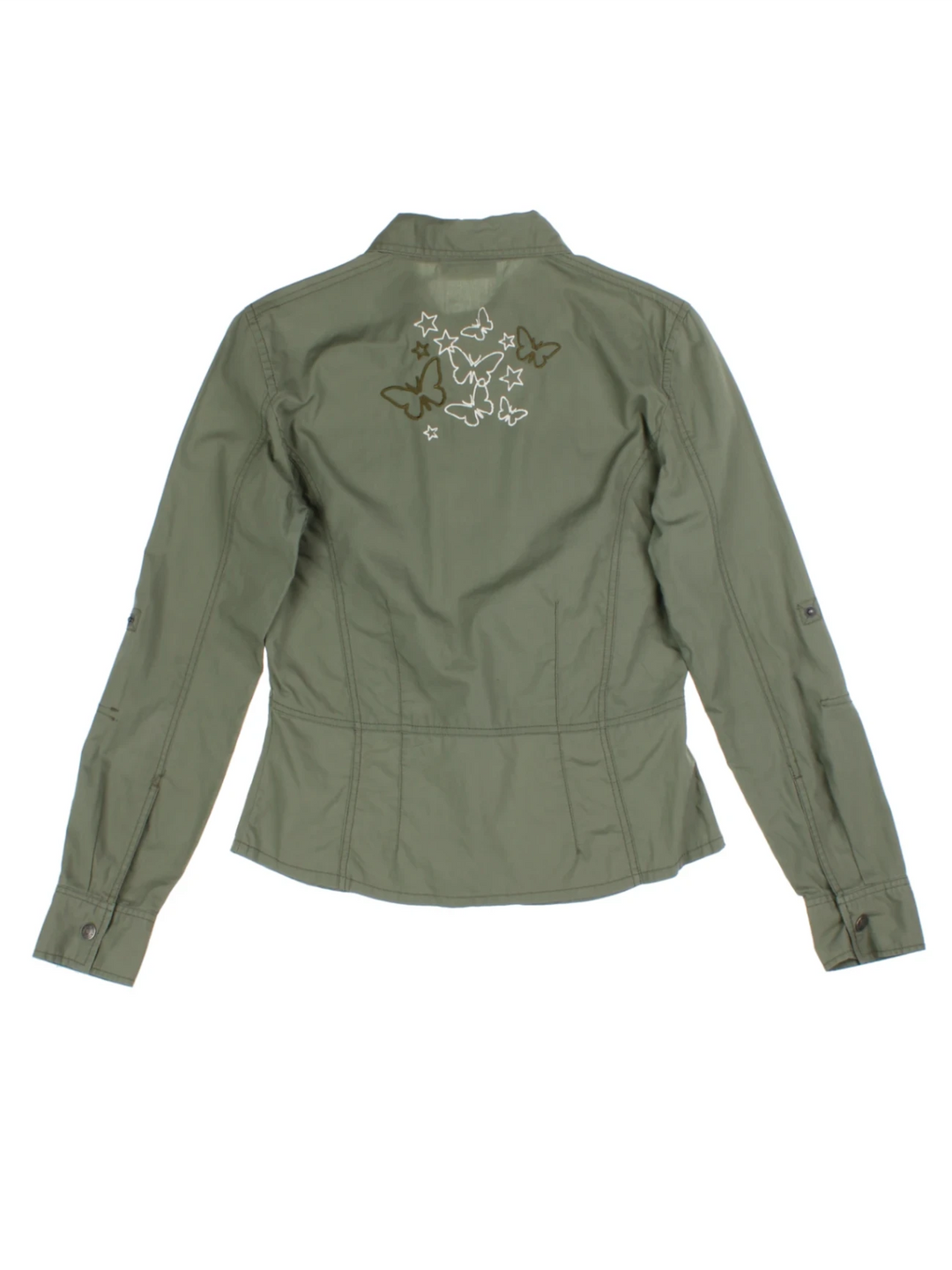 Y2K Military Shirt (Size XS)