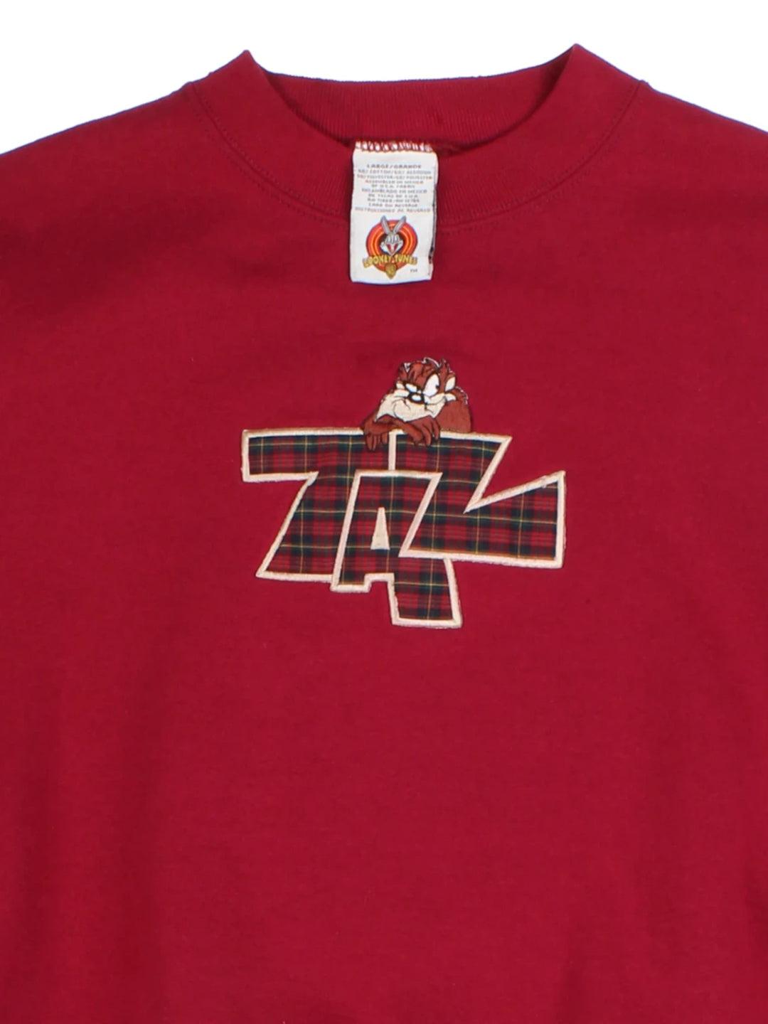 90s Looney Tunes Taz Sweatshirt (Size L)