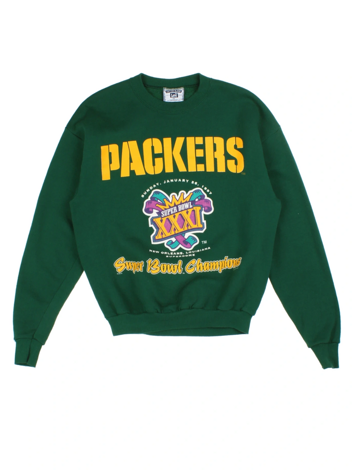 97 Lee Sport Sports Green Bay Packers Super Bowl XXXI Champions Sweatshirt (Size M)