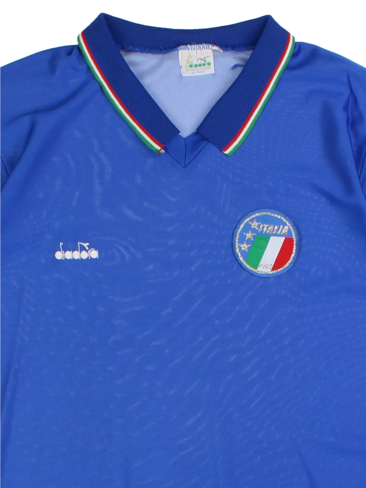 86-90 Diadora Italy Home Football Shirt (Size S)