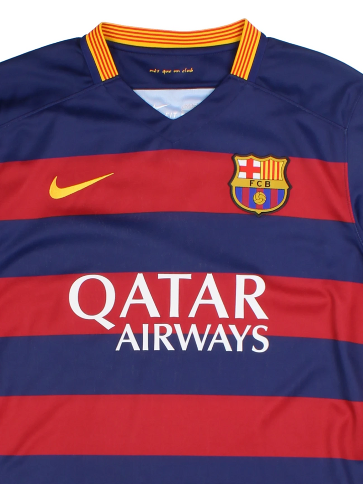 15-16 Nike Barcelona Home Football Shirt (Size M)