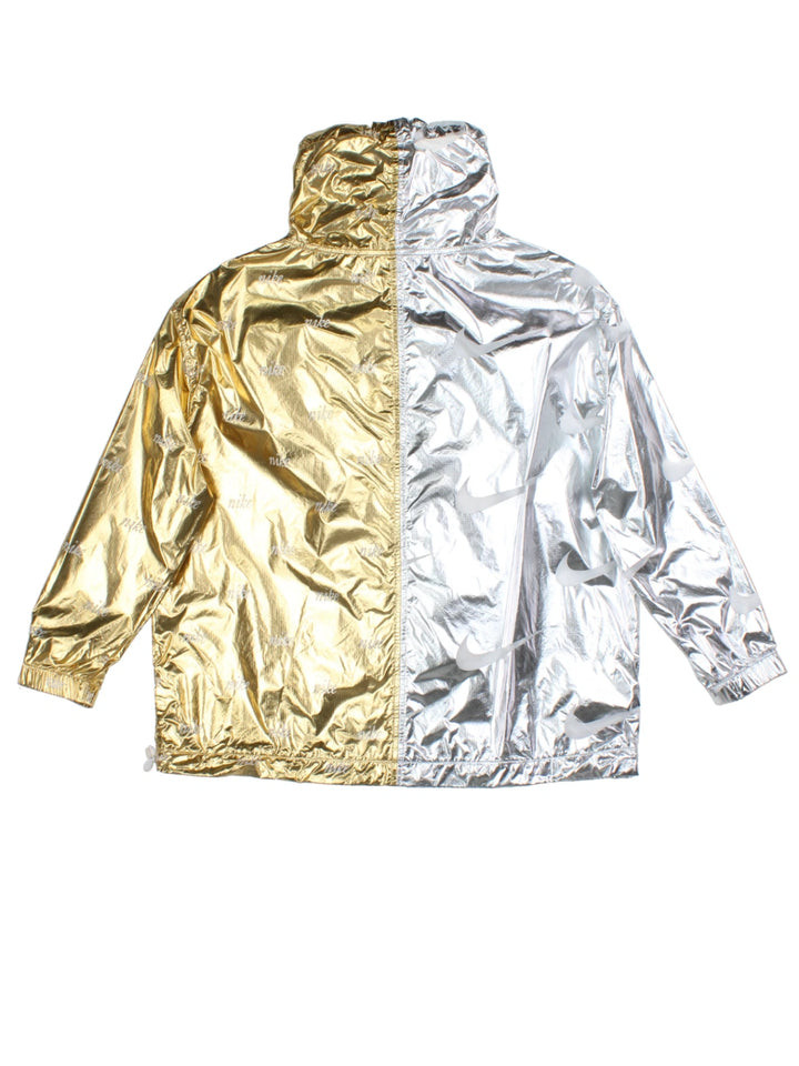 Nike Metallic Windbreaker Jacket (Size XL)