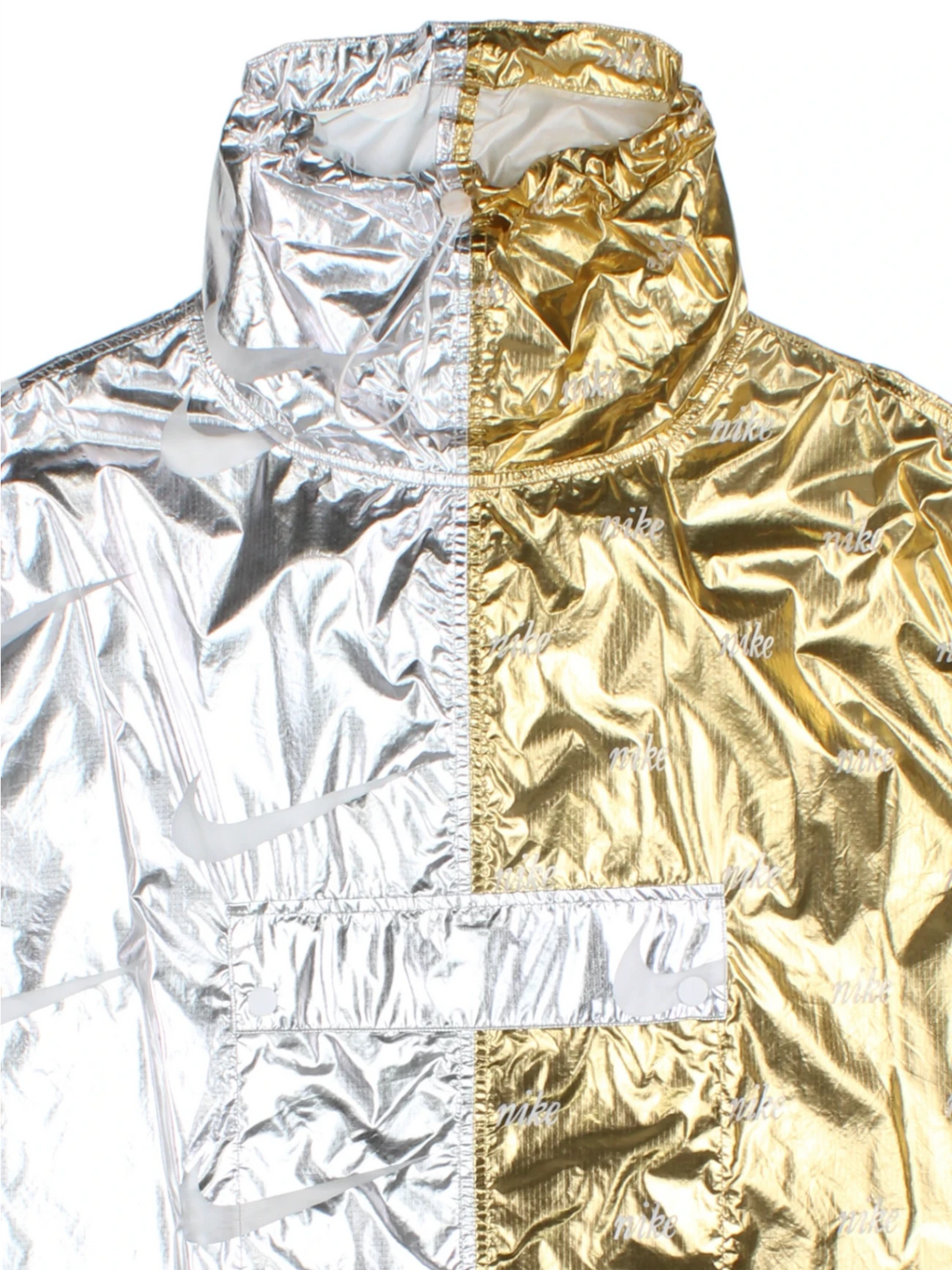 Nike Metallic Windbreaker Jacket (Size XL)