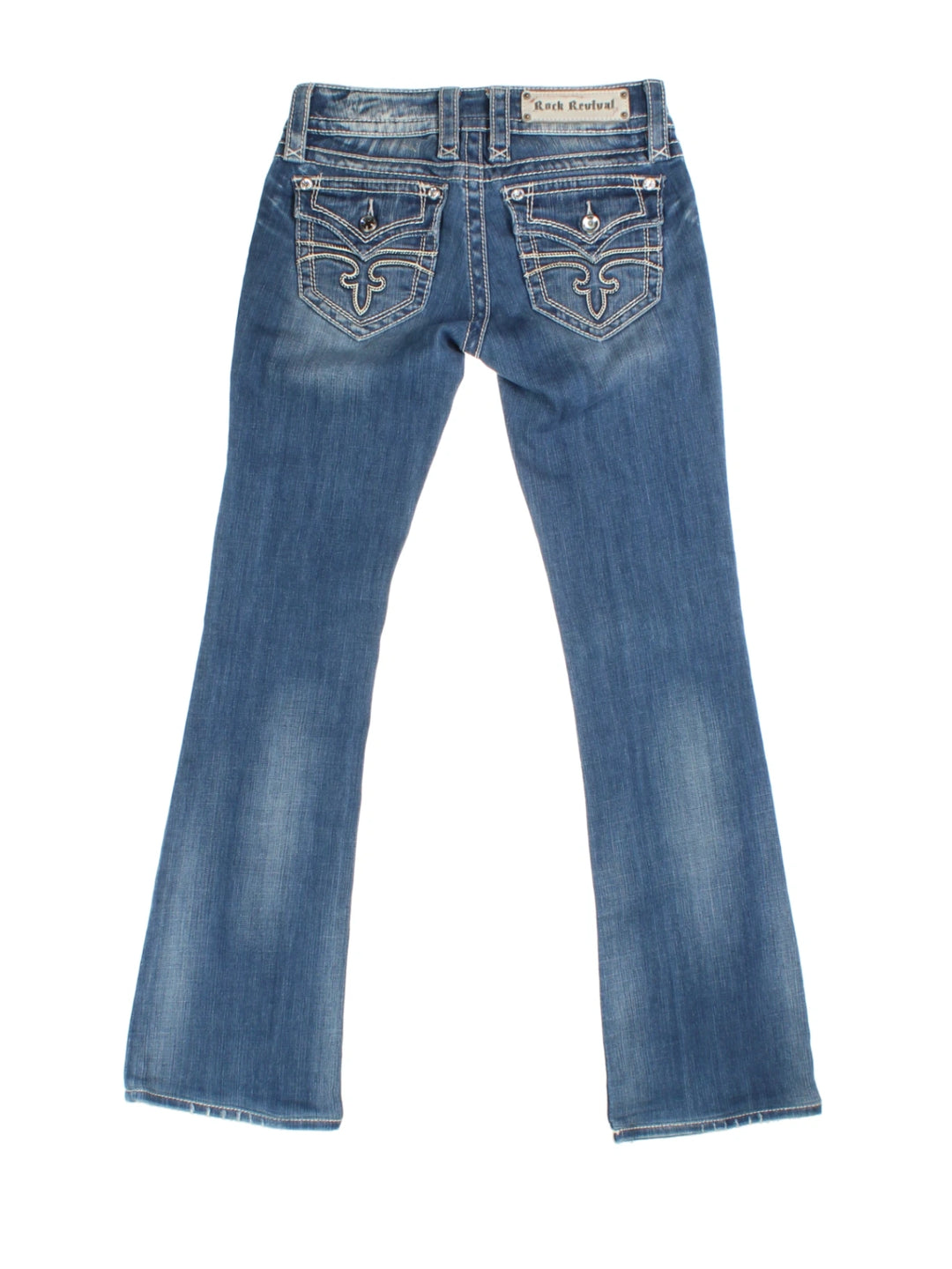 Y2K Rock Religion Low Rise Jeans (Size M)