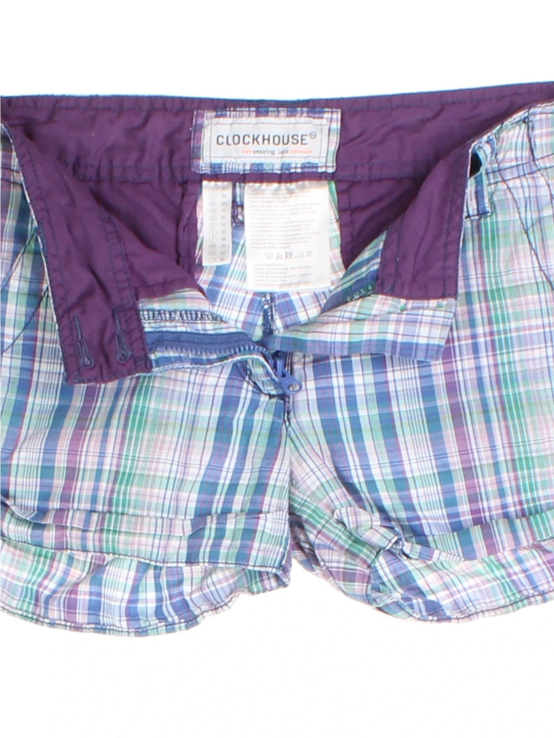 Y2K Checked Shorts (Size M)