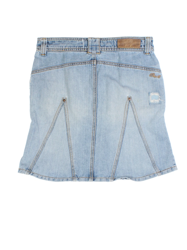 90's O'neill Denim Mini Skirt (Size L)