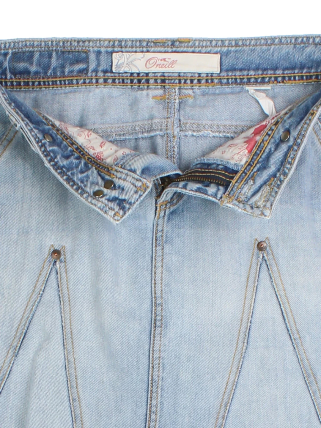 90's O'neill Denim Mini Skirt (Size L)