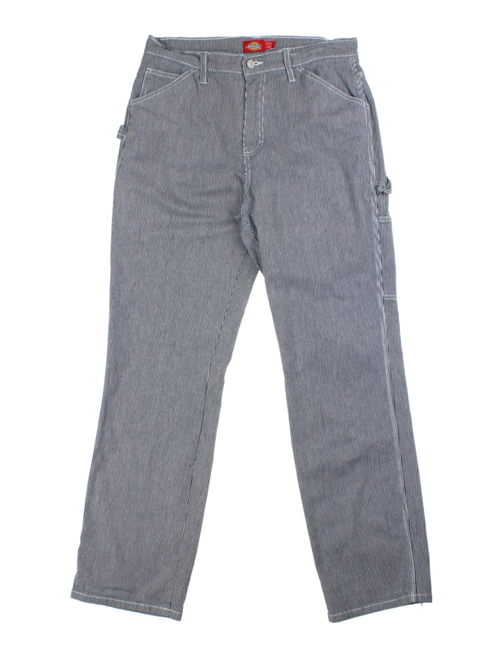 Dickies Hickory Stripe Carpenter Trousers (Size S)