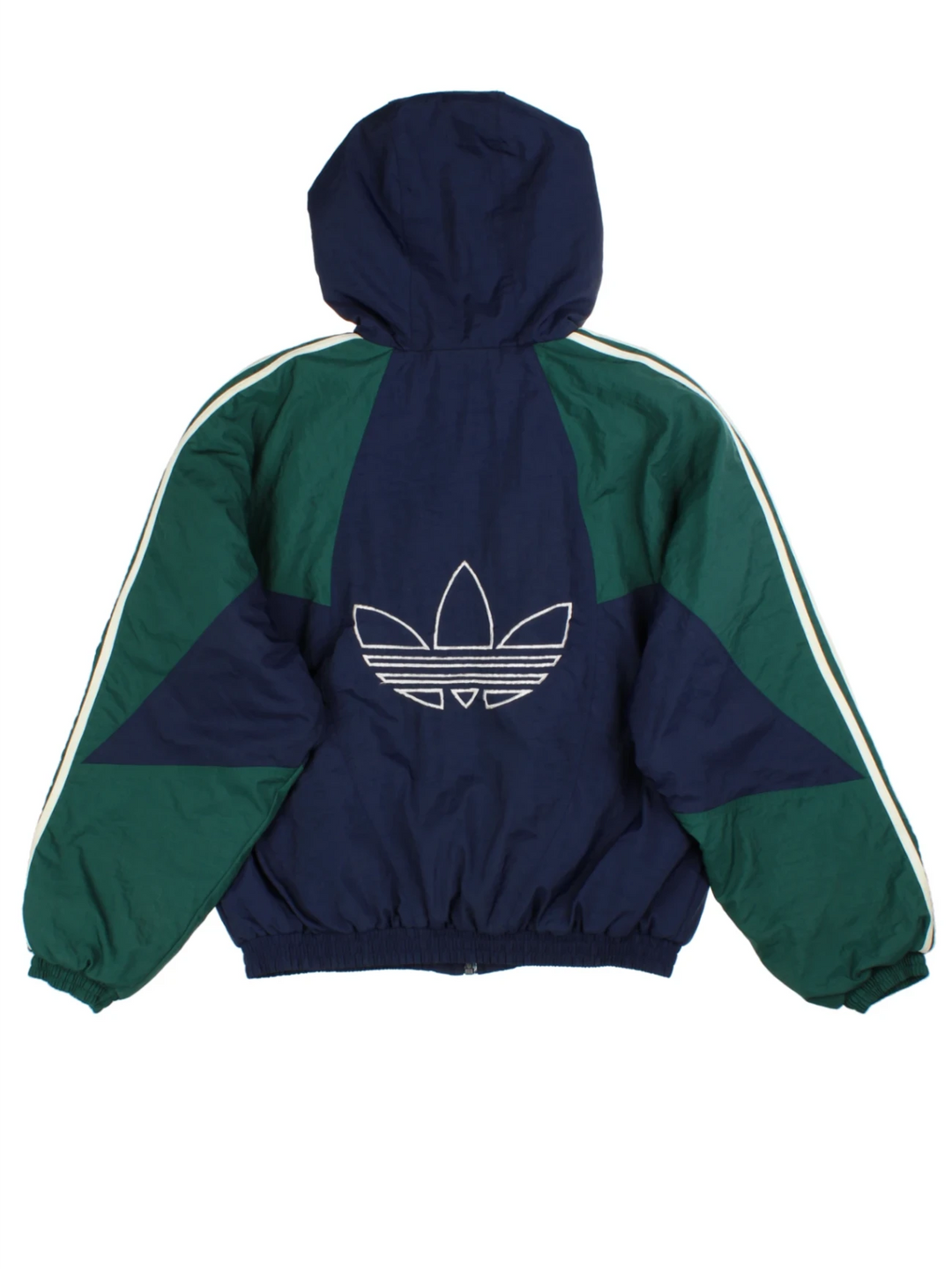 90's Adidas Colour-Block Windbreaker Jacket (Size XL)
