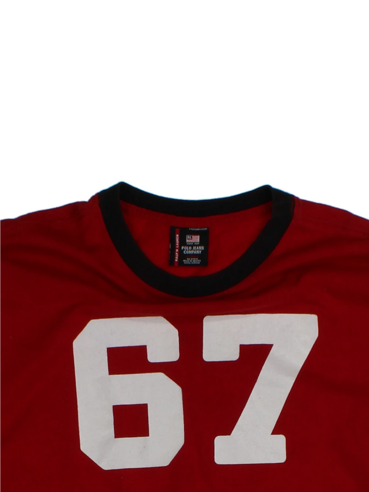 Ralph Lauren Graphic Long Sleeve T-Shirt (Size L)