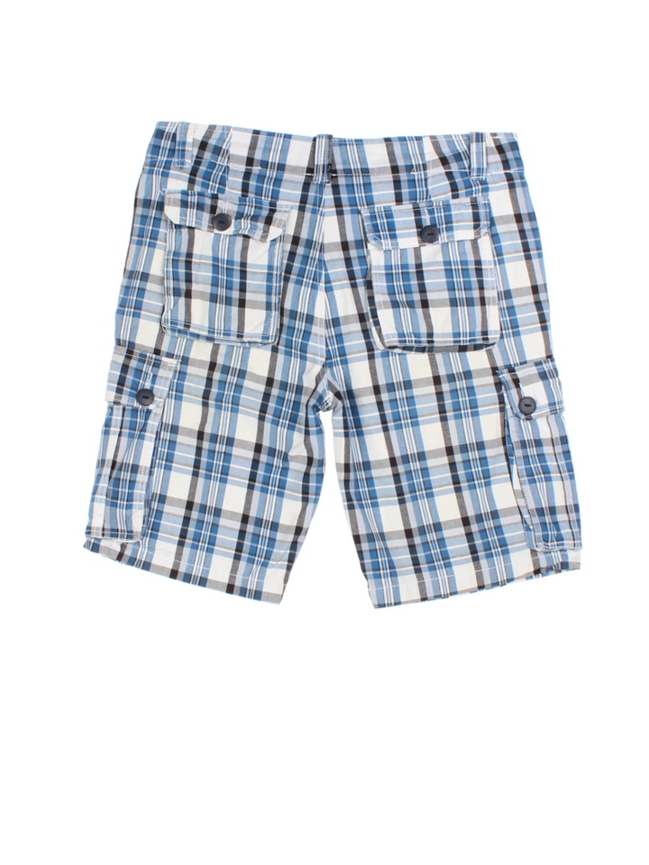 Checked Cargo Shorts (Size L)