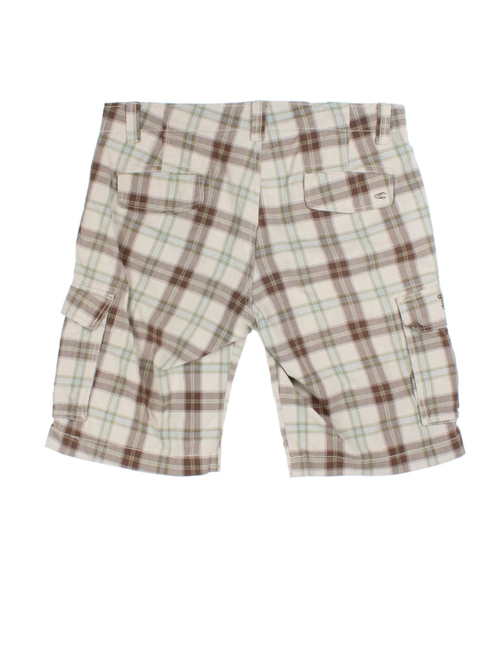 Checked Cargo Shorts (Size XXL)