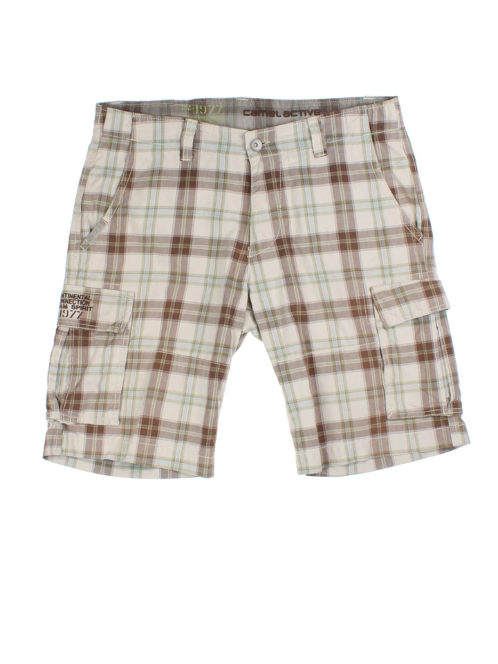 Checked Cargo Shorts (Size XXL)