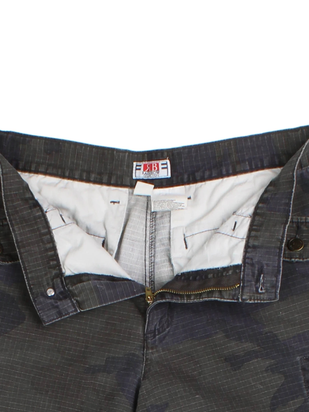 Y2K Camo Cargo Trousers (Size XL)