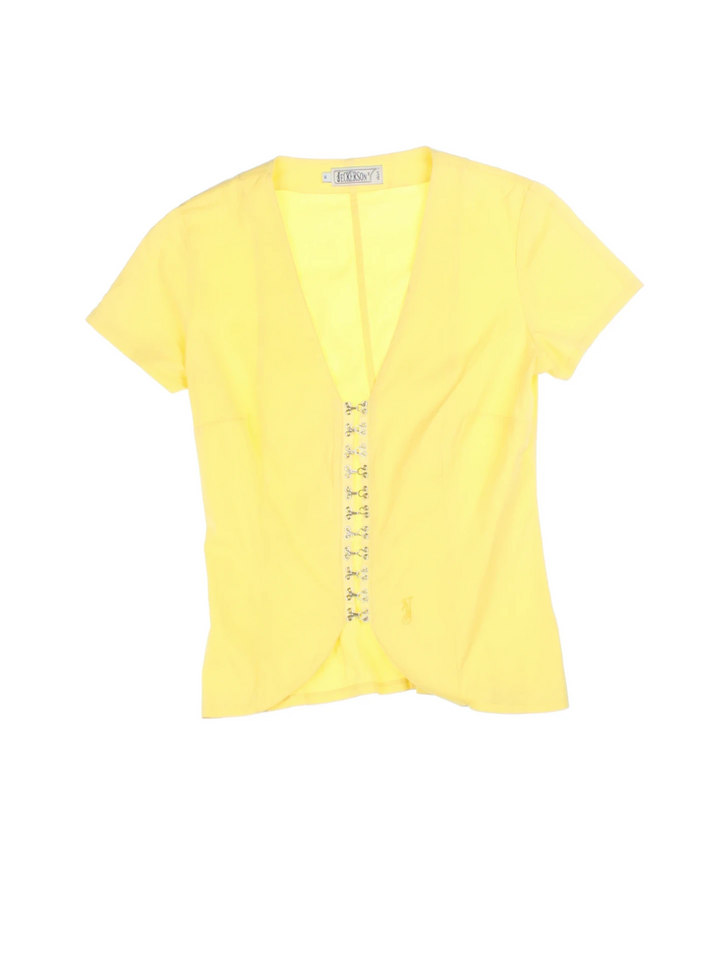 Y2K Hook And Eye Top (Size S)