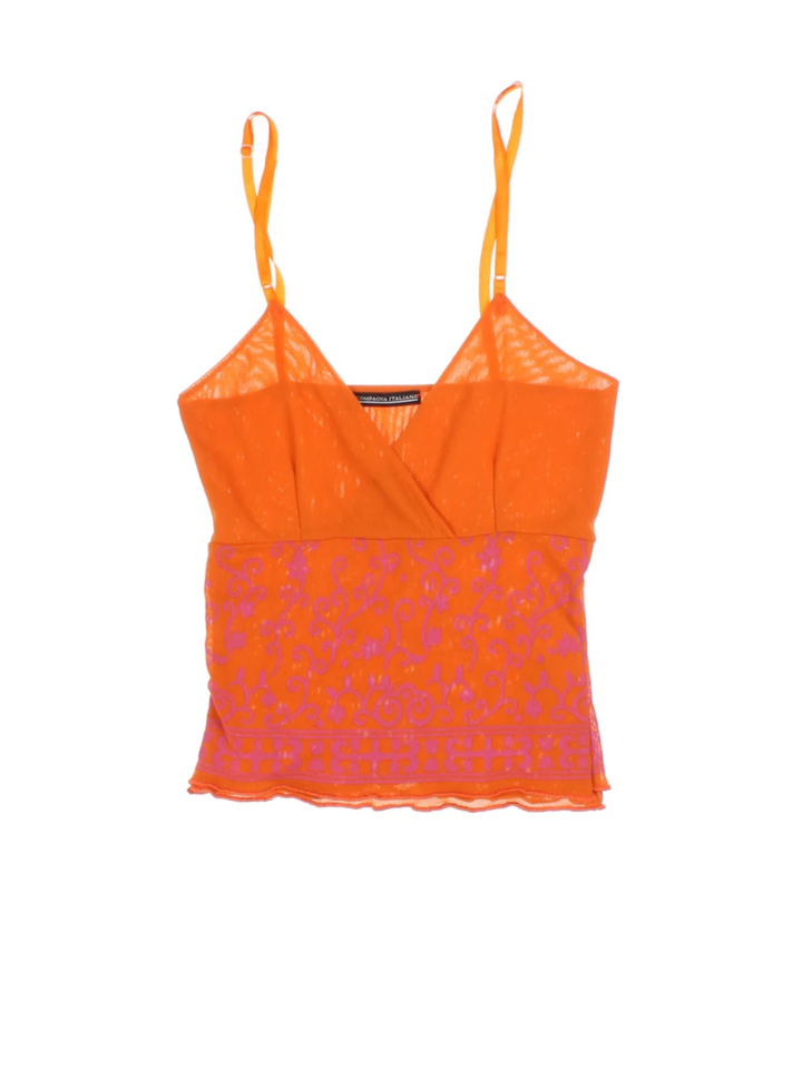 Y2K Embellished Top (Size XS)