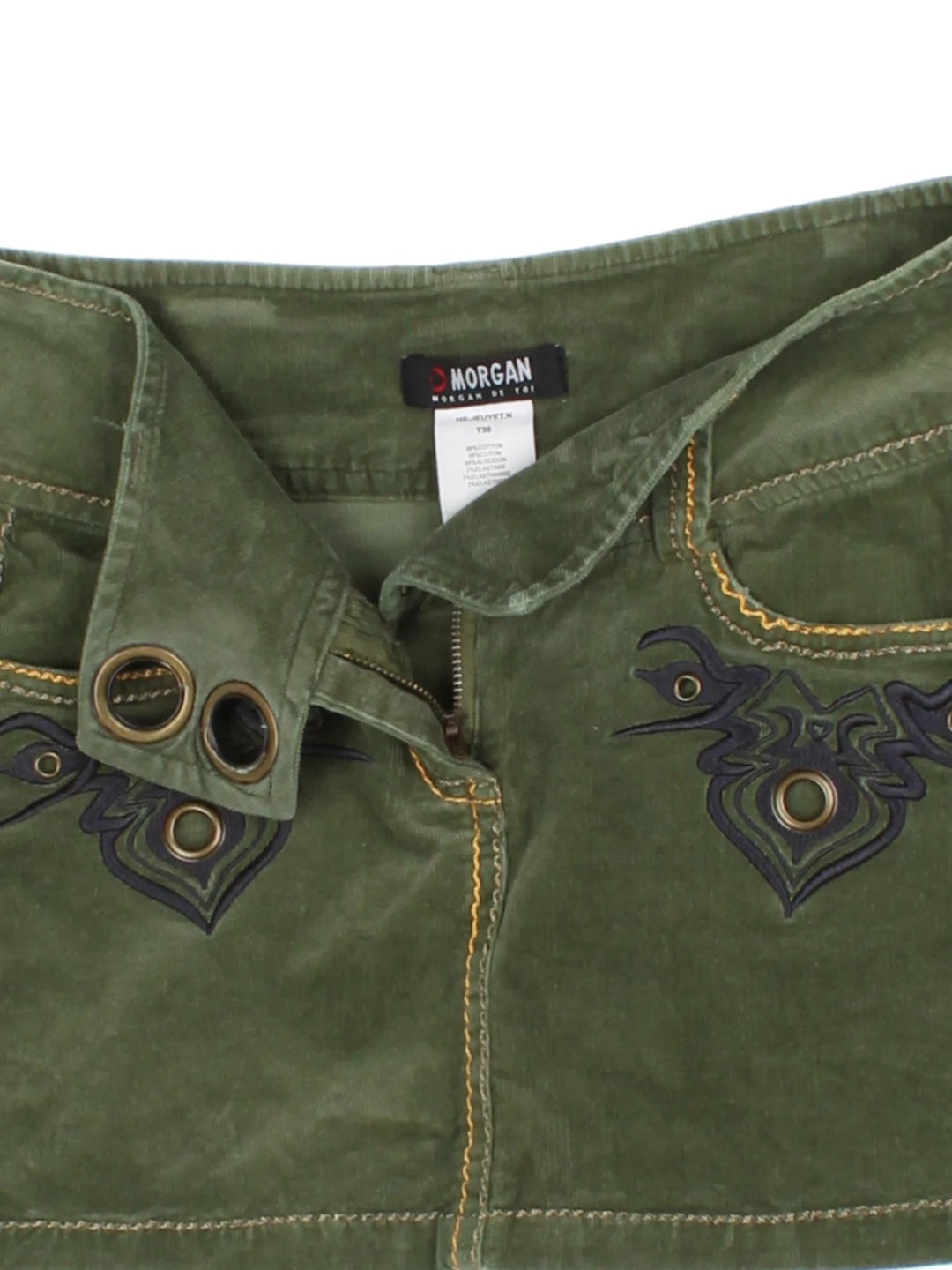 Y2K Morgan Mini Skirt (Size XS)