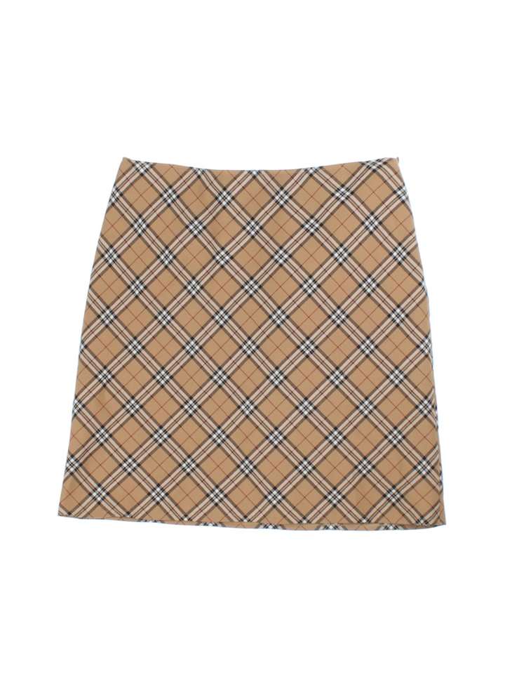 Y2K Nova Checked Mini Skirt (Size M)