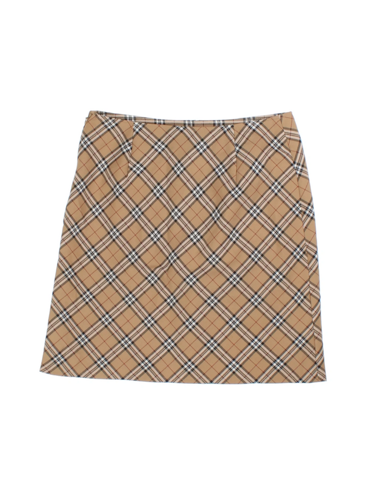 Y2K Nova Checked Mini Skirt (Size M)