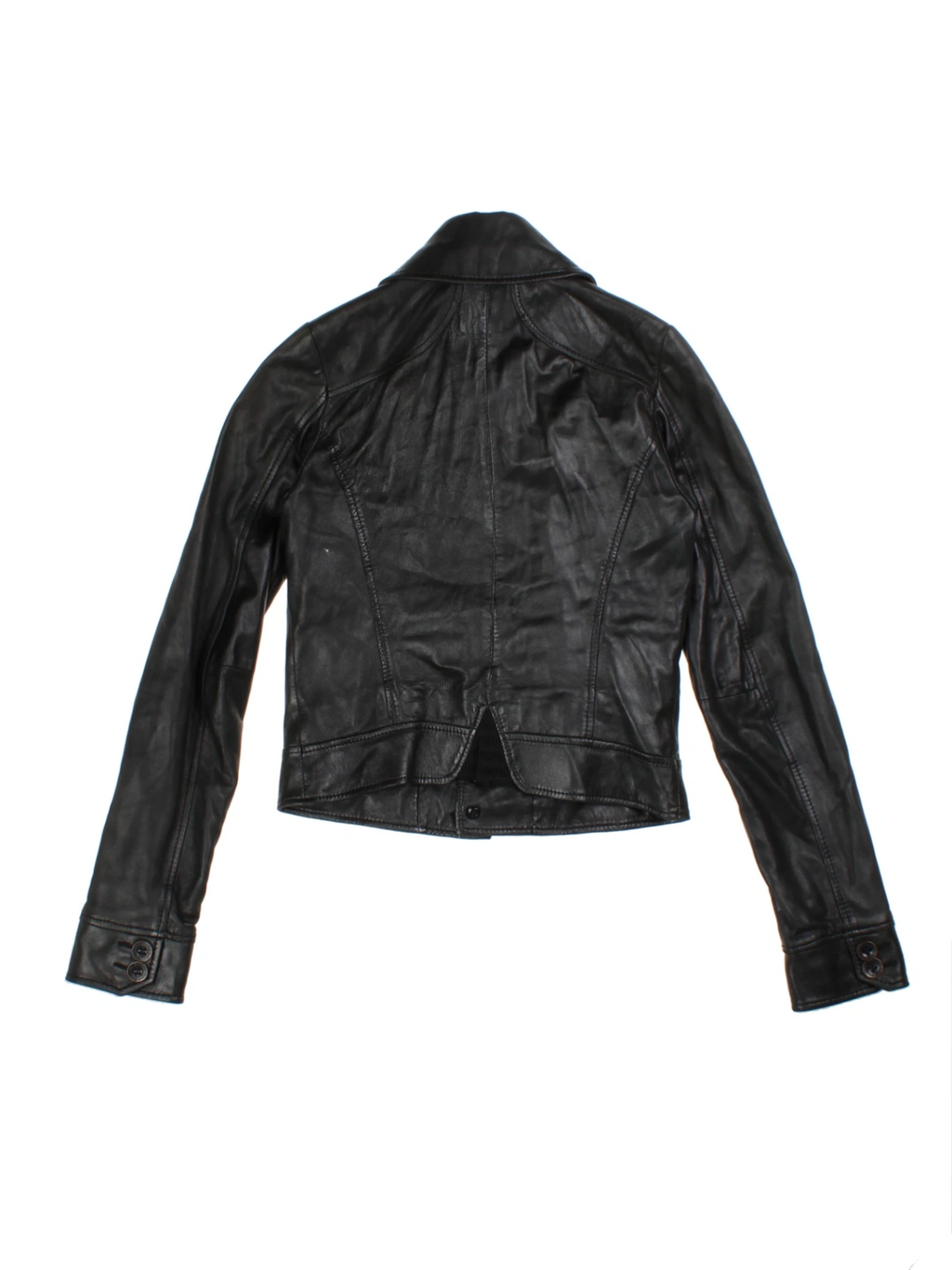 Y2K Diesel Leather Jacket (Size XXS)