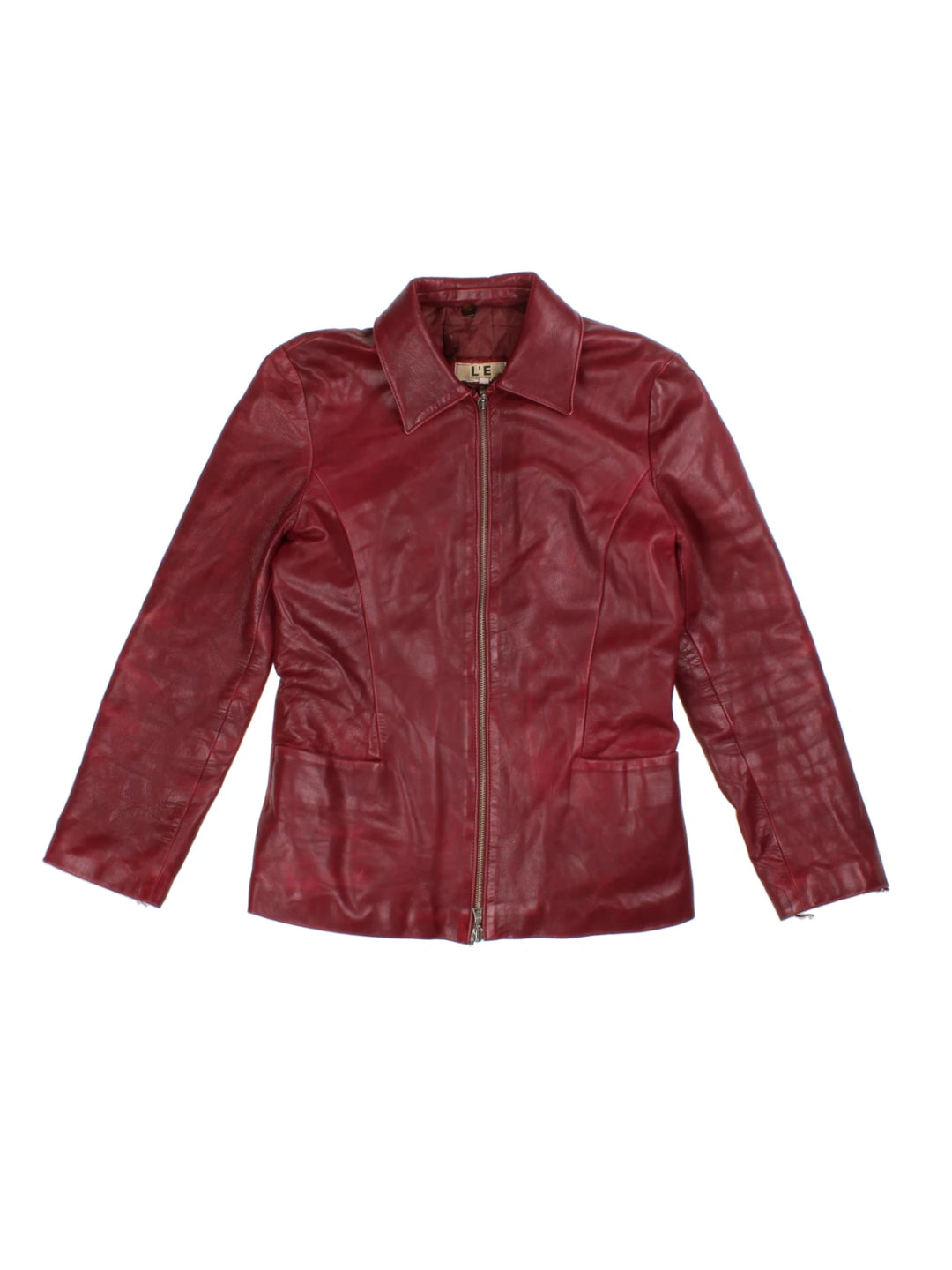 Vintage Leather Jacket (Size S)