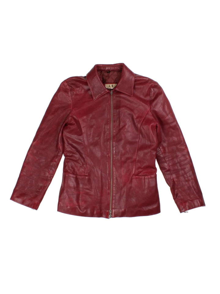 Vintage Leather Jacket (Size S)