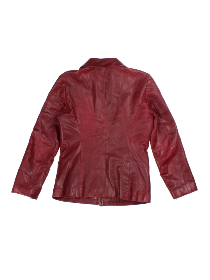 Vintage Leather Jacket (Size S)