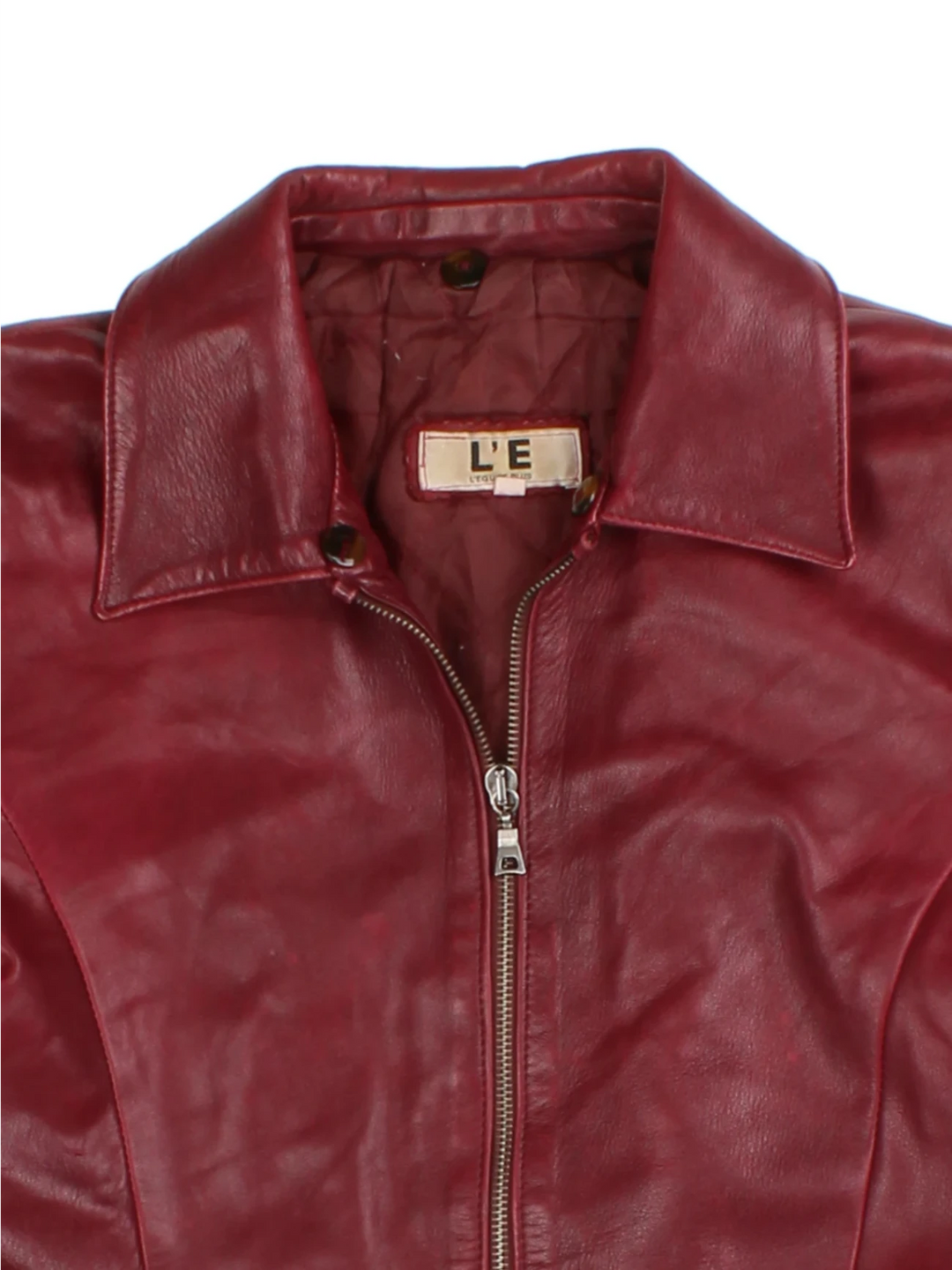 Vintage Leather Jacket (Size S)