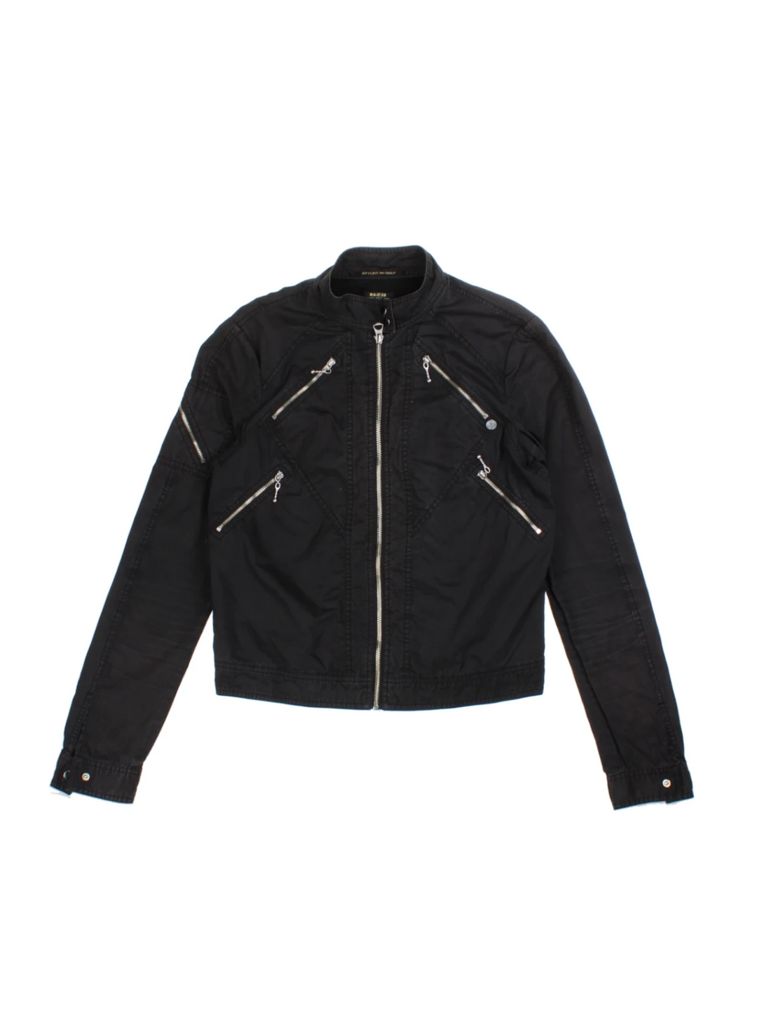 Y2K Biker Jacket (Size XS)