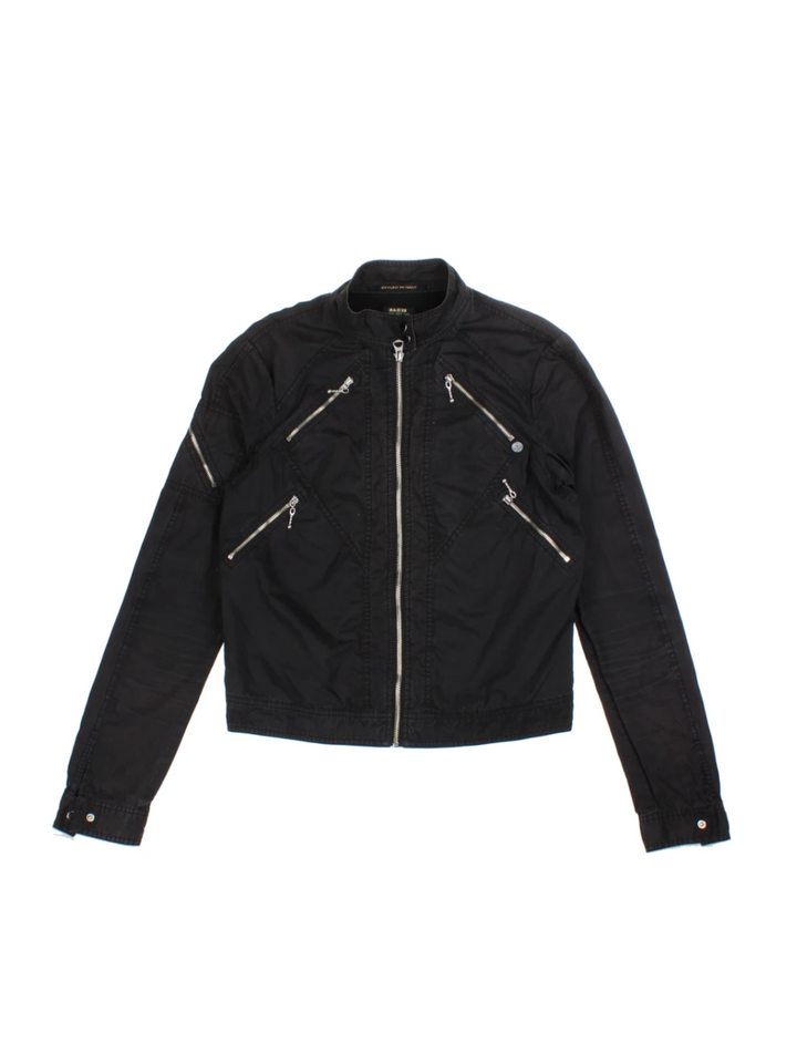 Y2K Biker Jacket (Size XS)