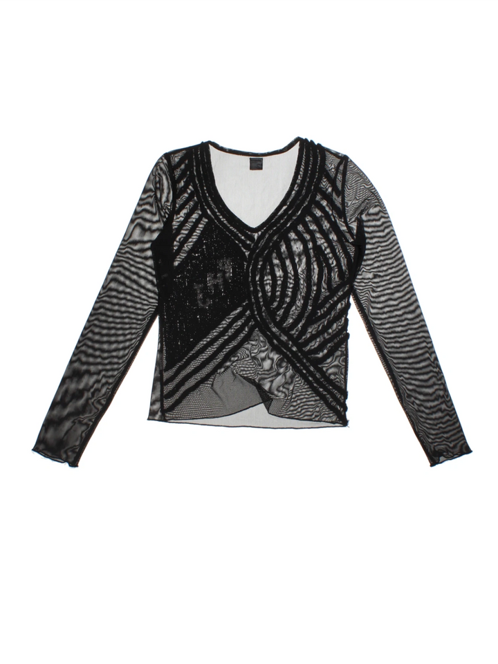Y2K Mesh PHJ Top (Size S)