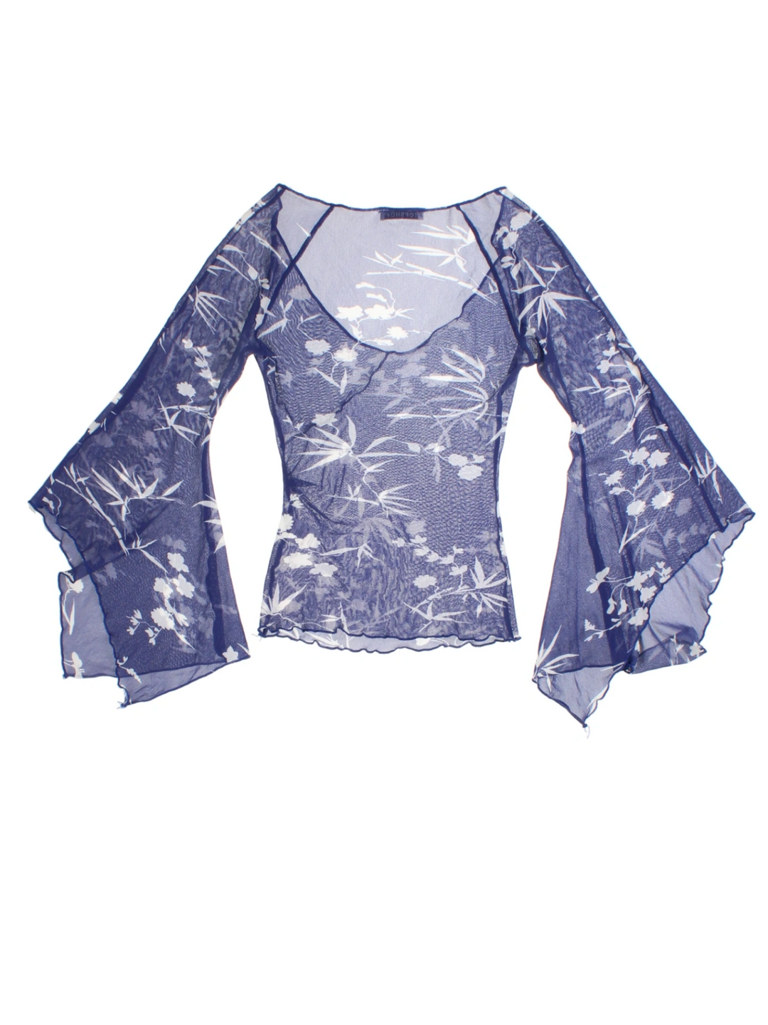 Y2K Topshop Mesh Blouse (Size S)