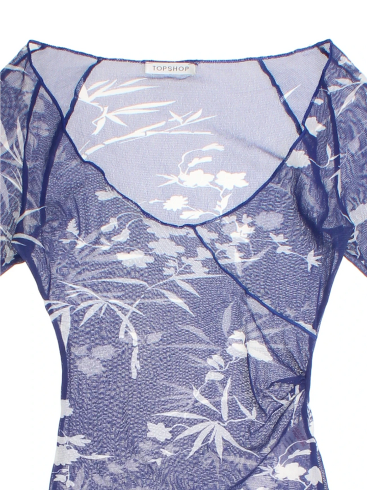 Y2K Topshop Mesh Blouse (Size S)