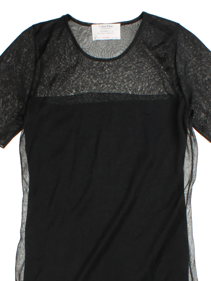 Calvin Klein Sample Mesh Midi Dress (Size S)