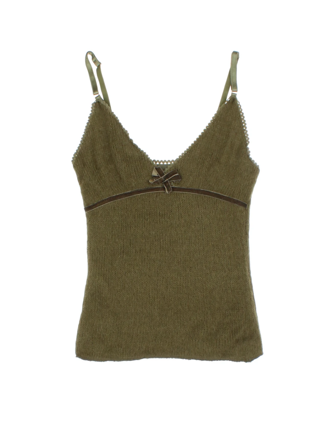 Y2K Knitted Cami Top (Size S)