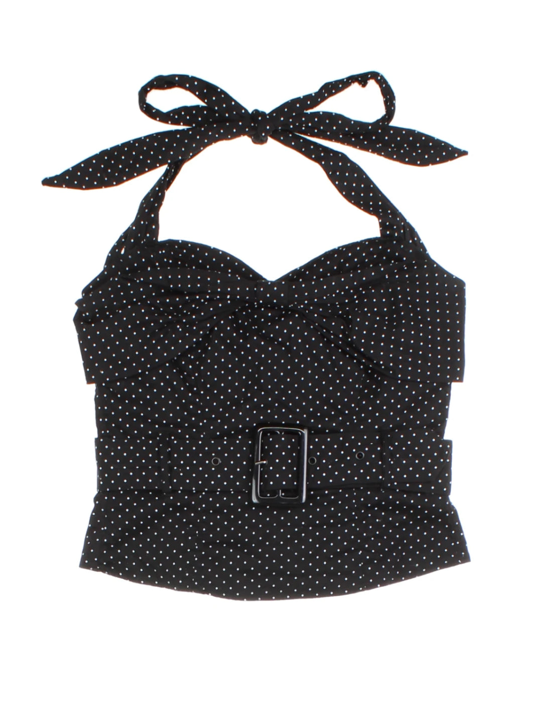 Hell Bunny Polka Dot Halter Top (Size M)