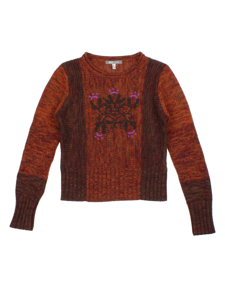Y2K Embroidered Jumper (Size S)