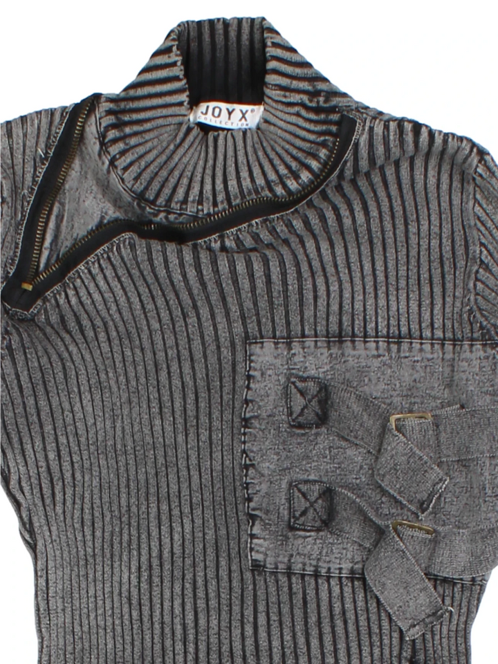 Y2K Buckle Detail Jumper (Size S)