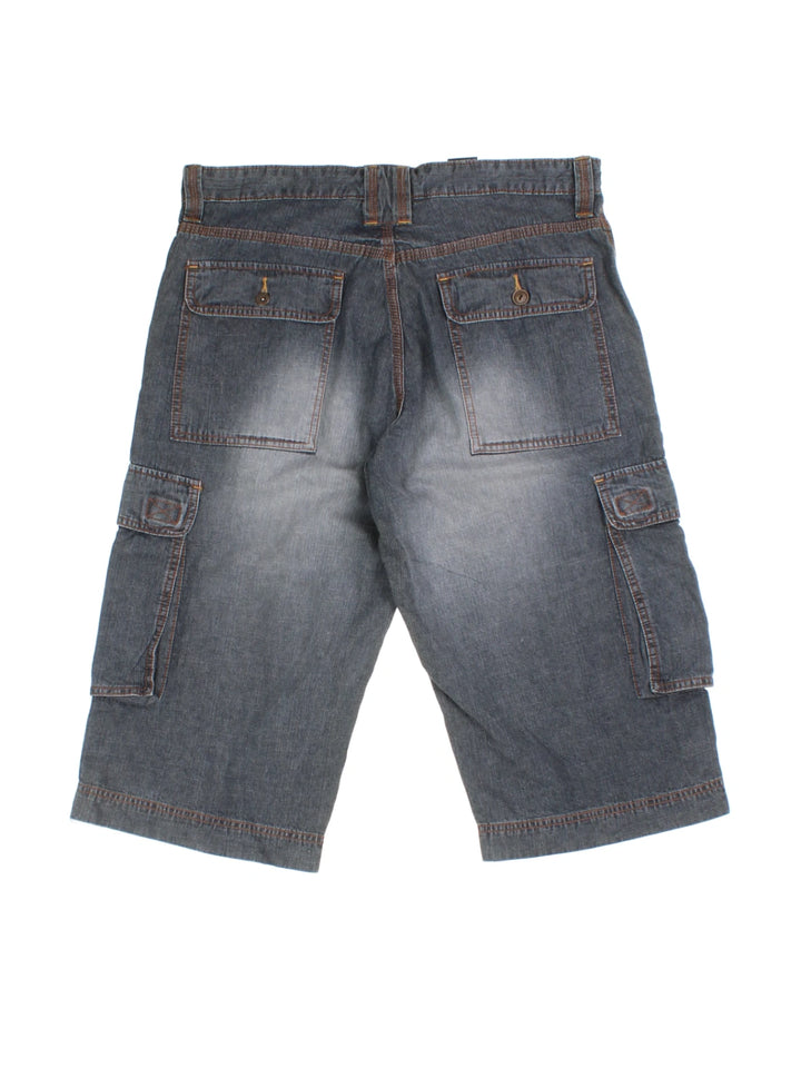 Denim Cargo Shorts (Size XL)