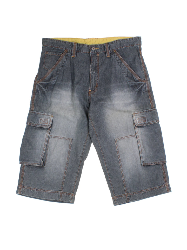 Denim Cargo Shorts (Size XL)