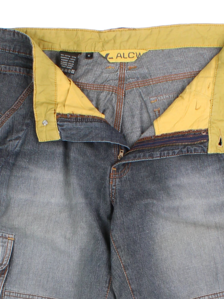 Denim Cargo Shorts (Size XL)