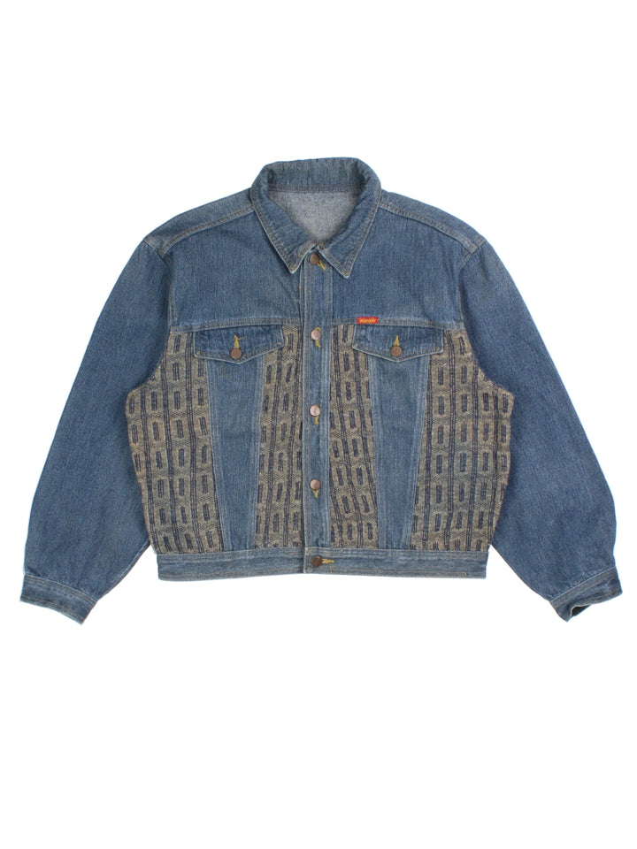 Wrangler Paneled Denim Jacket (Size L)
