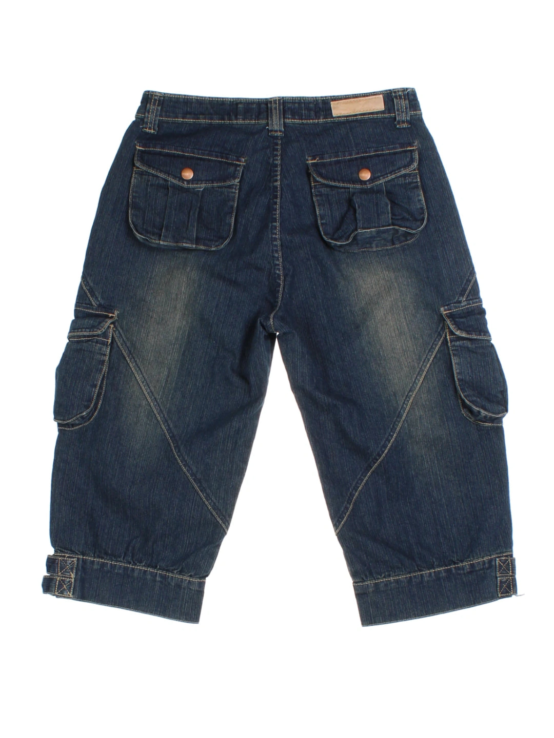 Y2K Cargo Capri Shorts (Size M)