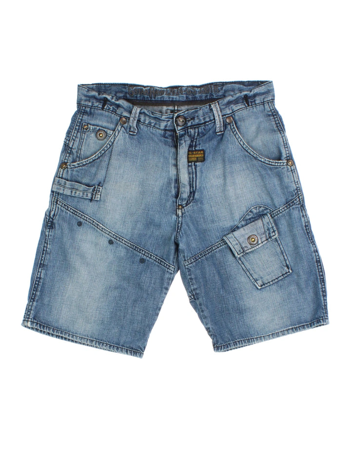 G-Star Raw Denim Cargo Shorts (Size M)