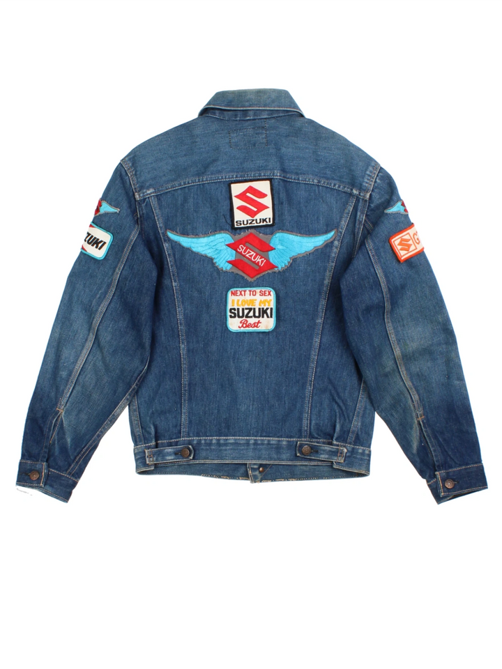 Levi Strauss Denim Jacket With Patches (Size XS)