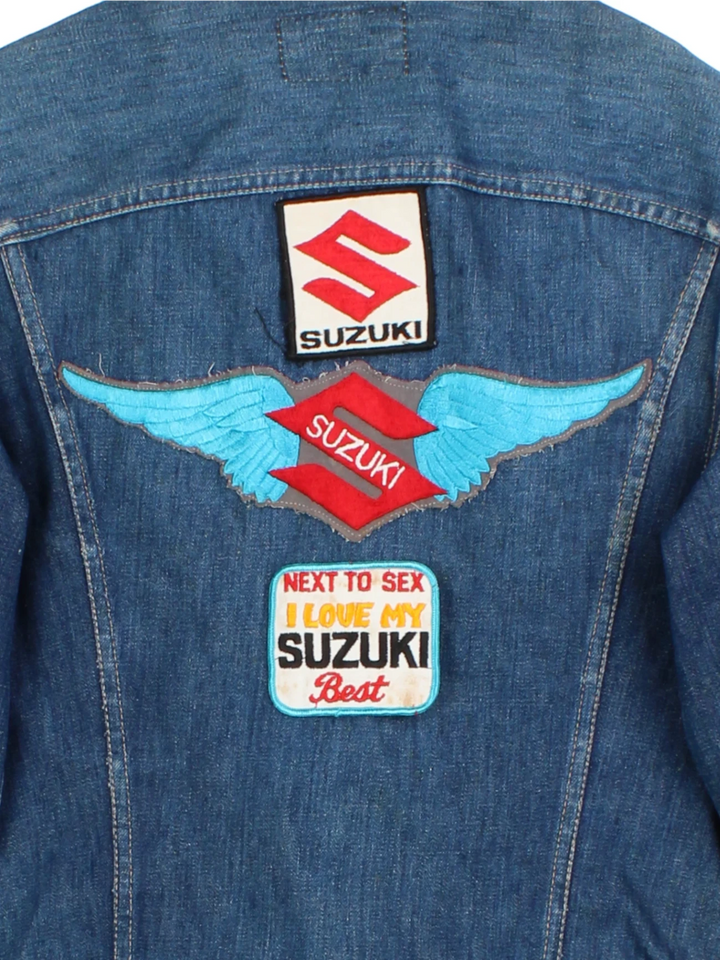 Levi Strauss Denim Jacket With Patches (Size XS)