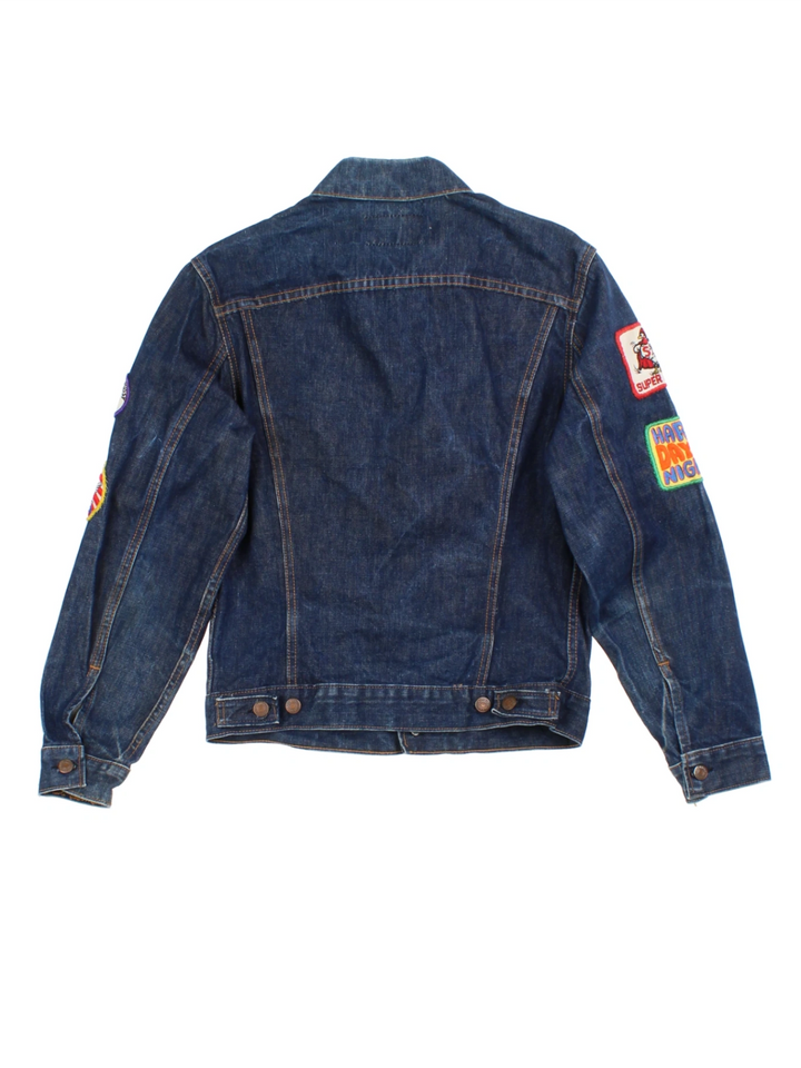 Levi Strauss Denim Jacket With Patches (Size XS)