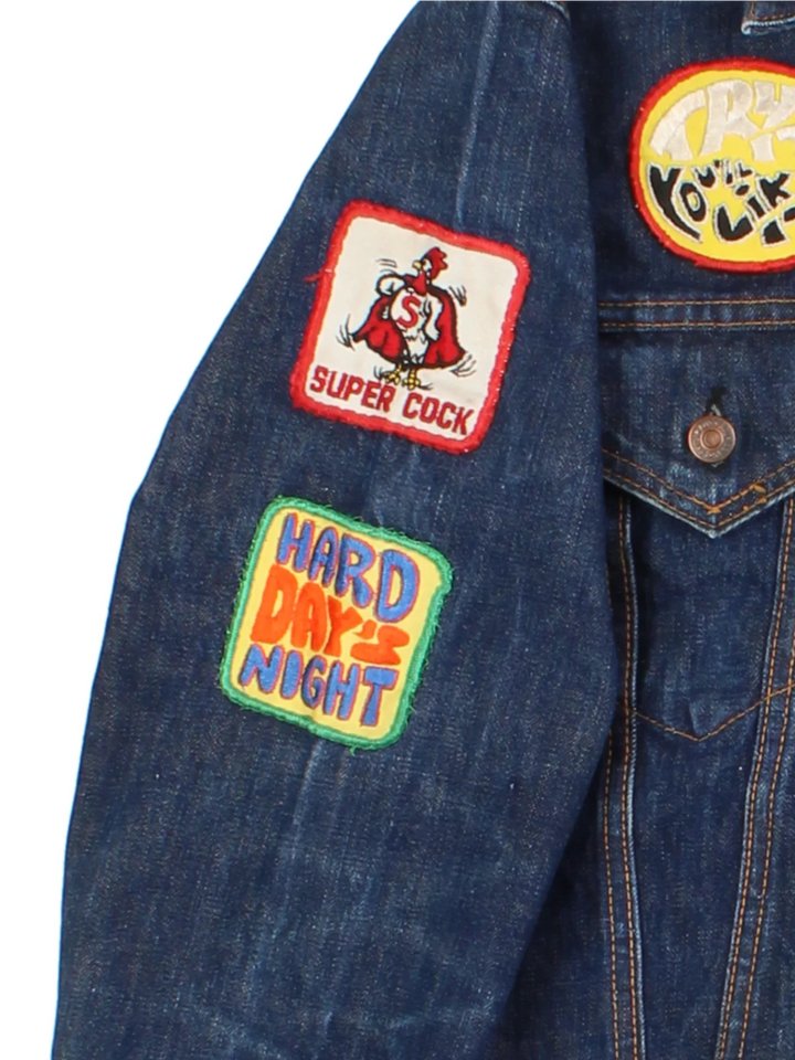 Levi Strauss Denim Jacket With Patches (Size XS)