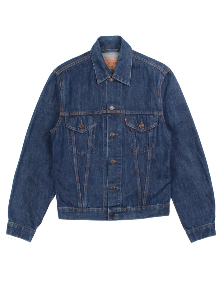 Levi Strauss Blue Denim Trucker Jacket (Size S)